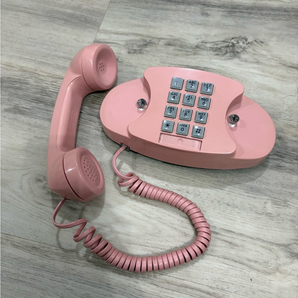 Rare Western Electric "Princess" Model 702 Pink Telephone Vintage 1960s